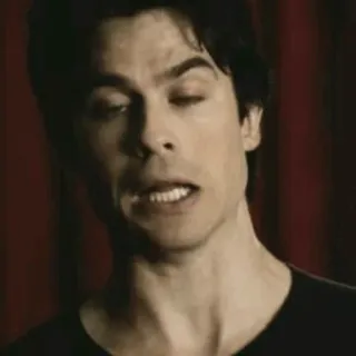 🦇 ff31f6d9 Damon Salvatore The Vampire Diaries wampir, serial, horror, fantasy, dramat, pamiętniki wampirów telegram sticker