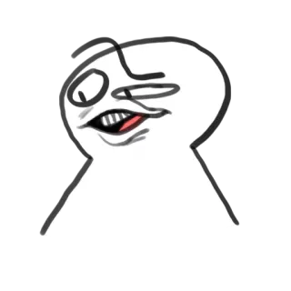 😳 a8540f2b Dibujo animado, Dibujo, Expresión, Divertido, Personaje telegram sticker