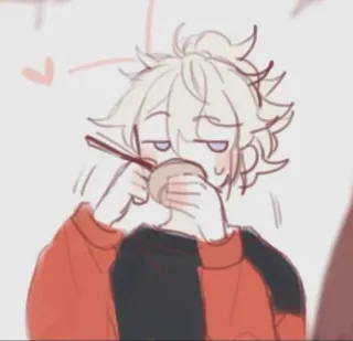 🌟 211784a8 anime, manga, eating, cartoon telegram sticker