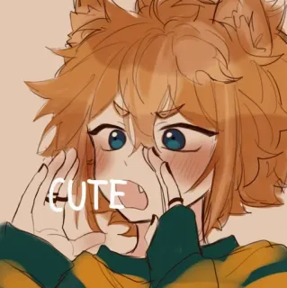 🌟 bbb3e291 CUTE cute, anime, sticker, fanart, art, cartoon telegram sticker