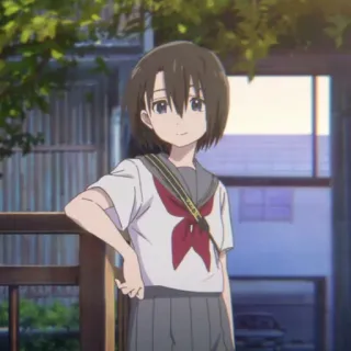 🐇 2c3de0f2 Anime, Mädchen, Schuluniform, Japanisch, Cartoon telegram sticker