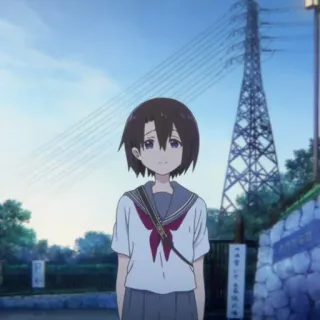 🍓 468d53a1 Shouko Nishimiya A Silent Voice Anime, Mädchen, Schuluniform, A Silent Voice, Shouko Nishimiya telegram sticker