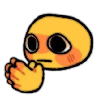 🗝 a79d660a Emoji, Errötend, Meme, Nervös, Süß telegram sticker