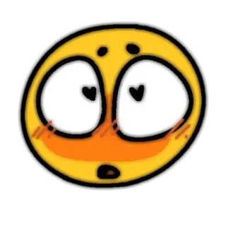 💌 c7507d68 emoji, gesicht, liebe, herzaugen, erröten, sticker, süß telegram sticker