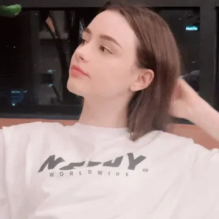 💎 c2c48e94 NERDY WORLDWIDE 服装, 书呆子, 女性, T恤 telegram sticker