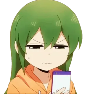 😂 3f797eb5 Anime, Fille, Expression, Dessin animé, Mignon, Sticker telegram sticker