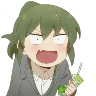 😂 51ef88d1 Anime, Personnage, En colère, Drôle, Mignon telegram sticker