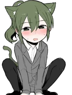 😂 ac255589 Anime, Chat, Neko, Mignon, Costume telegram sticker