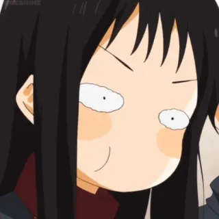 🎹 483a9345 anime, cartoon, funny face, silly, meme, character telegram sticker
