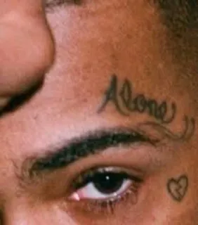 🖤 ef290b52 Alone tatuagem, sozinho/a, olho, sobrancelha, coração telegram sticker