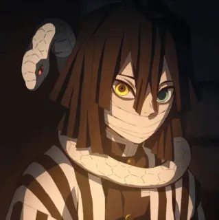 Mitsuri & Iguro , By : @ZzZzBB whatsapp stickers