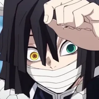 🐍 04d7e171 Obanai Iguro Demon Slayer อนิเมะ, ตัวละคร, ดาบพิฆาตอสูร, โอบาไน อิงุโระ, เสาหลักงู telegram sticker