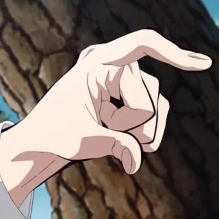 🐍 a7097e5c มือ, ท่าทาง, ชี้, นิ้ว, สัญลักษณ์ telegram sticker