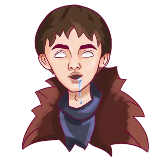 🤧 f87dba6c adesivo, desenho animado, personagem, fantasia, menino, morto-vivo telegram sticker