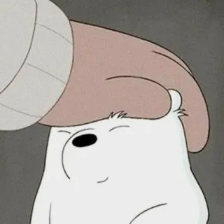 Ice bear by ~ @bussy_person telegram stickers