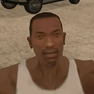 🔪 48b1f35a Carl Johnson Grand Theft Auto: San Andreas CJ, GTA, San Andreas, Videogame, Personage telegram sticker