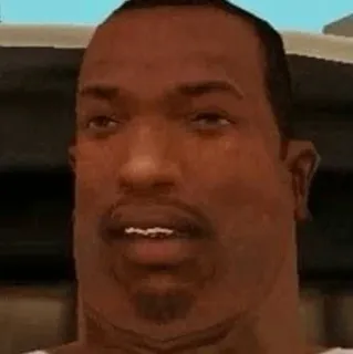 🔪 5d2aa038 CJ Grand Theft Auto: San Andreas videogame, personage, CJ, Grand Theft Auto, San Andreas telegram sticker