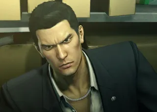 ๐ผ 5254e56b Kazuma Kiryu Yakuza video game, suit, serious, crime, japanese telegram sticker