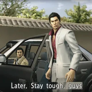 ๐ d0e8b7c3 Kazuma Kiryu Yakuza Later. Stay tough, guys. anime, yakuza, tough, guys, japan telegram sticker