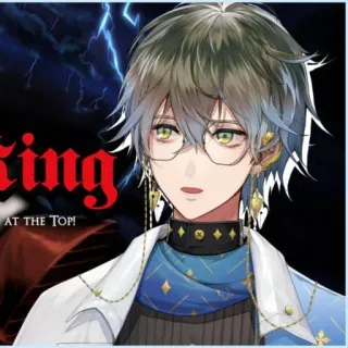 🦋 b98b831d KING Аниме, Персонаж, Виртуальный ютубер whatsapp sticker