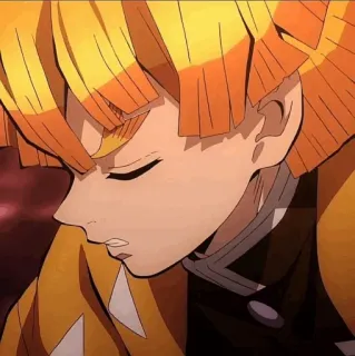 👺 180ba333 Zenitsu Agatsuma Demon Slayer Anime, Thanh gươm diệt quỷ, Zenitsu, Hoạt hình Nhật Bản, Phim hoạt hình telegram sticker