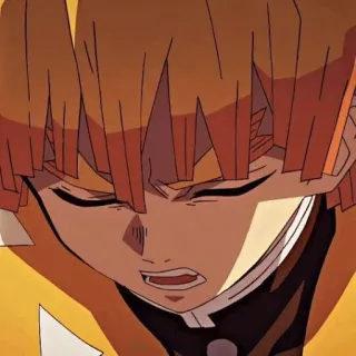 👺 845cf5e5 Zenitsu Agatsuma Demon Slayer Anime, Manga, Zenitsu, Thanh Gươm Diệt Quỷ, Nhân vật, Hoạt hình Nhật Bản telegram sticker