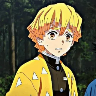 👺 88196a8d Zenitsu Agatsuma Demon Slayer Anime, Nhân vật, Thanh gươm diệt quỷ, Zenitsu, Zenitsu Agatsuma, Con trai telegram sticker