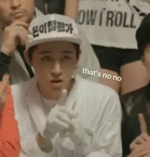 ✨ 040d8bd1 that's no no Meme, Coréen, Confus, Drôle, C'est pas non telegram sticker