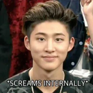 ✨ 65890323 *SCREAMS INTERNALLY* Meme, Cri, Intérieur, Expression, Drôle telegram sticker