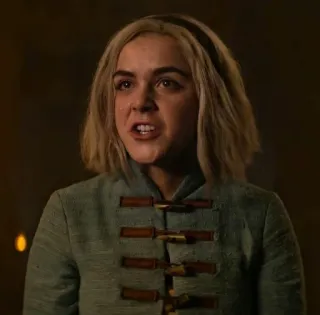 😡 f3e16f7b Sabrina Spellman Chilling Adventures of Sabrina 사브리나, 스펠먼, 마녀, 십대, 넷플릭스, 키어넌 시프카 whatsapp sticker