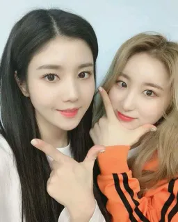 💙 45f32da2 mulheres, selfie, amizade, retrato, pessoas telegram sticker