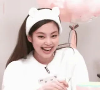 🖤 8ad1ccaa donna, sorridente, cerchietto, felice, carina, persona, ritratto whatsapp sticker