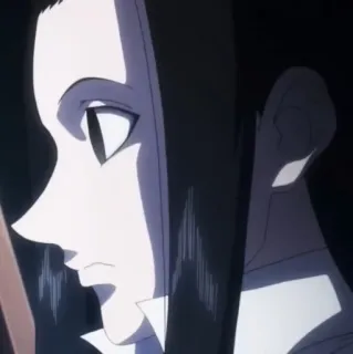 🗝 1e584d21 Illumi Zoldyck Hunter x Hunter อนิเมะ, Hunter x Hunter, Illumi Zoldyck, ตัวละคร, แอนิเมชัน telegram sticker