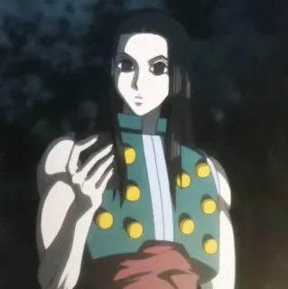 🗝 f2901cb2 Illumi Zoldyck Hunter x Hunter อนิเมะ, มังงะ, อิลูมิ, อิลูมิ โซลดิ๊ก, Hunter x Hunter, ตัวละคร telegram sticker