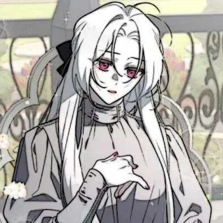 🕊 4f224899 动漫, 漫画, 卡通, 角色, 手势, 女孩 telegram sticker