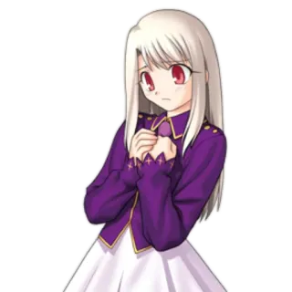 Illyasviel von Einzbern whatsapp stickers