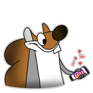 Squirrels whatsapp stickers