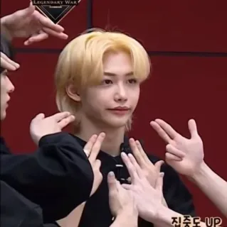 😐 18013f51 Felix Legendary War 집중도 UP kpop, stray kids, felix telegram sticker
