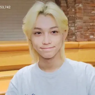 ☺️ 202f30d7 Felix kpop, straykids, idol, promi, portrait telegram sticker