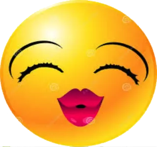 😘 2caf7e89 Emoji, Baiser, Visage, Sourire, Heureux telegram sticker