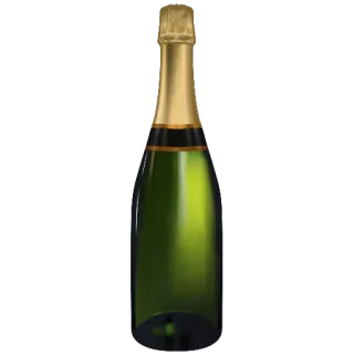 😒 e23b8879 champagne, alcohol, celebration, bottle, drink whatsapp sticker