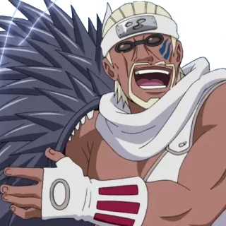 🤗 801f3d25 Killer Bee Naruto 애니메이션, 닌자, 캐릭터, 킬러 비, 나루토 telegram sticker