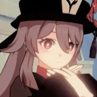 😱 07127669 Hu Tao Genshin Impact anime, genshin impact, hu tao, video game character, cute telegram sticker