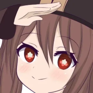 😊 2a03eb56 Hu Tao Genshin Impact anime, genshin impact, hutao, game, kawaii, waifu telegram sticker