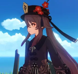 🧐 5148a3f1 Hu Tao Genshin Impact anime, video game, Hu Tao, Genshin Impact, character telegram sticker