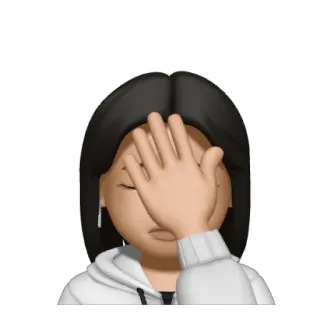 🤦‍♀️ 0a933477 Emoji, Facepalm, Wanita, Kekecewaan, Penyesalan, Avatar telegram sticker