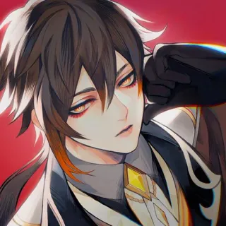 😒 78b90cb3 Zhongli Genshin Impact 动漫, 电子游戏, 角色, 原神, 钟离 telegram sticker