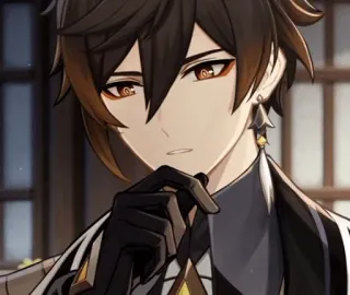 🤔 be69b99f Zhongli Genshin Impact 动漫, 游戏, 原神, 钟离, 角色 telegram sticker