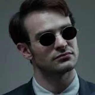 🕶 5dd30ba1 Daredevil Сорвиголова, Marvel, персонаж, супергерой, мужчина в очках telegram sticker