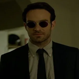 🕶 b90b7922 Daredevil Сорвиголова, Netflix, Чарли Кокс, Супергерой, Marvel, Адвокат telegram sticker